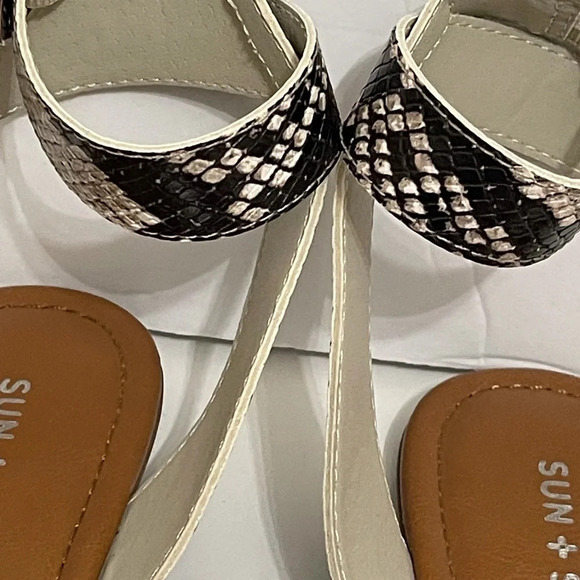 Sun + Stone Snake Adjustable Ankle Strap Sandals size 7 - Picture 4 of 10